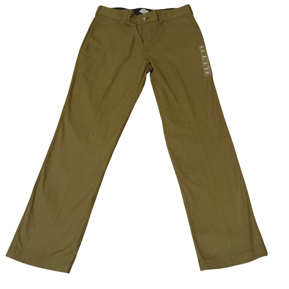 Dickies Skateboarding Flex Slim Fit Pants Olive Green WPSK94DV9 Mens 34x32 NWT